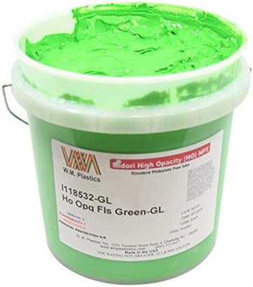 Fluorescent Green- Plastisol Ink, (quart) Screen printing supplies | Sunbelt Mfg. Co. - Screen Printing Frames, Art Canvas & Surfaces, Ink & Encaustic Supplies