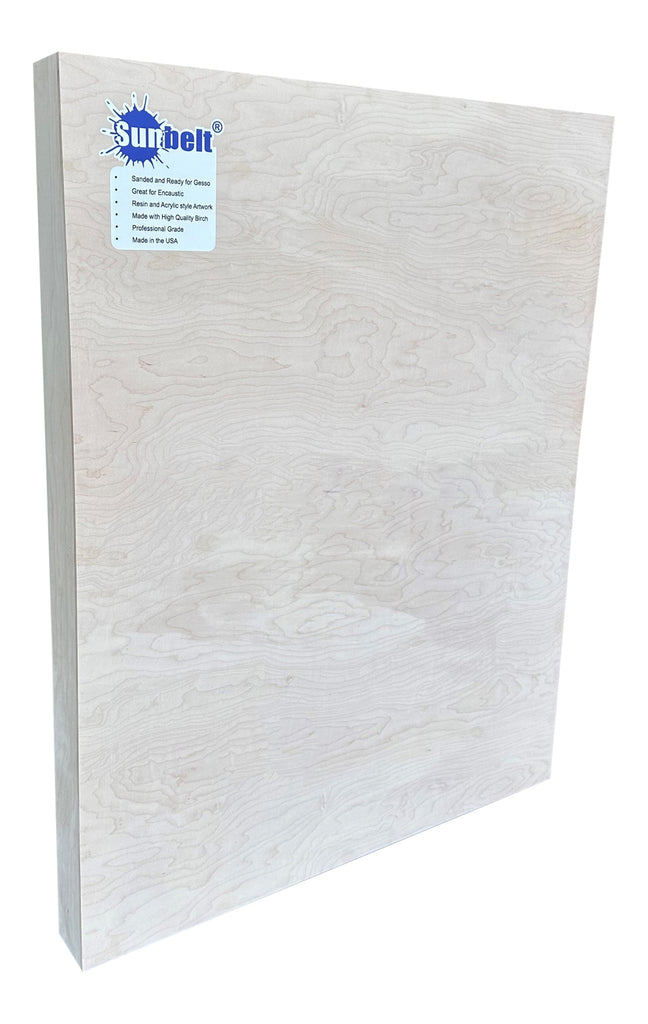 Extra Large Artist Birch Cradled Panel, 2" deep Cradled Panels | Sunbelt Mfg. Co. - Screen Printing Frames, Art Canvas & Surfaces, Ink & Encaustic Supplies