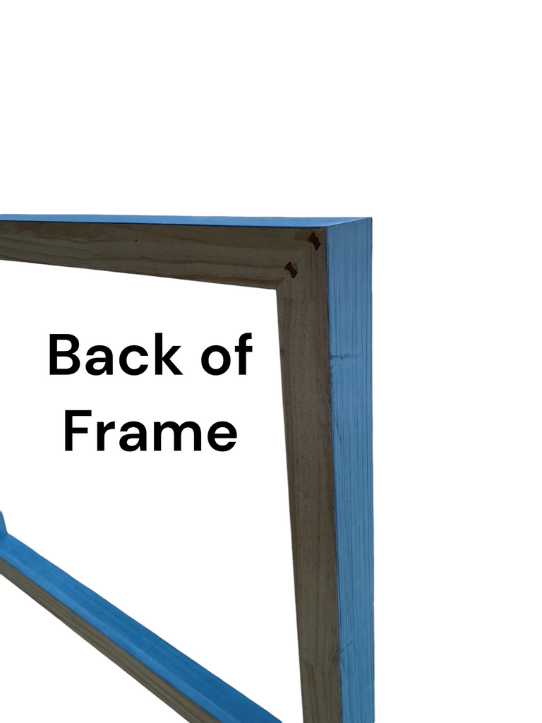 Weathered Light Blue Floater Frame for 1.5" Deep Canvas canvas picture frame | Sunbelt Mfg. Co. - Screen Printing Frames, Art Canvas & Surfaces, Ink & Encaustic Supplies