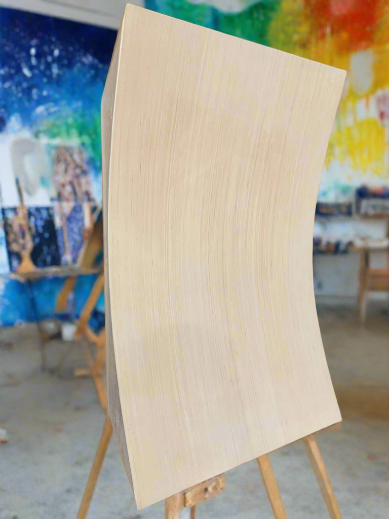 Curved Cradled Panels, Made with high quality Birch Cradled Panels | Sunbelt Mfg. Co. - Screen Printing Frames, Art Canvas & Surfaces, Ink & Encaustic Supplies