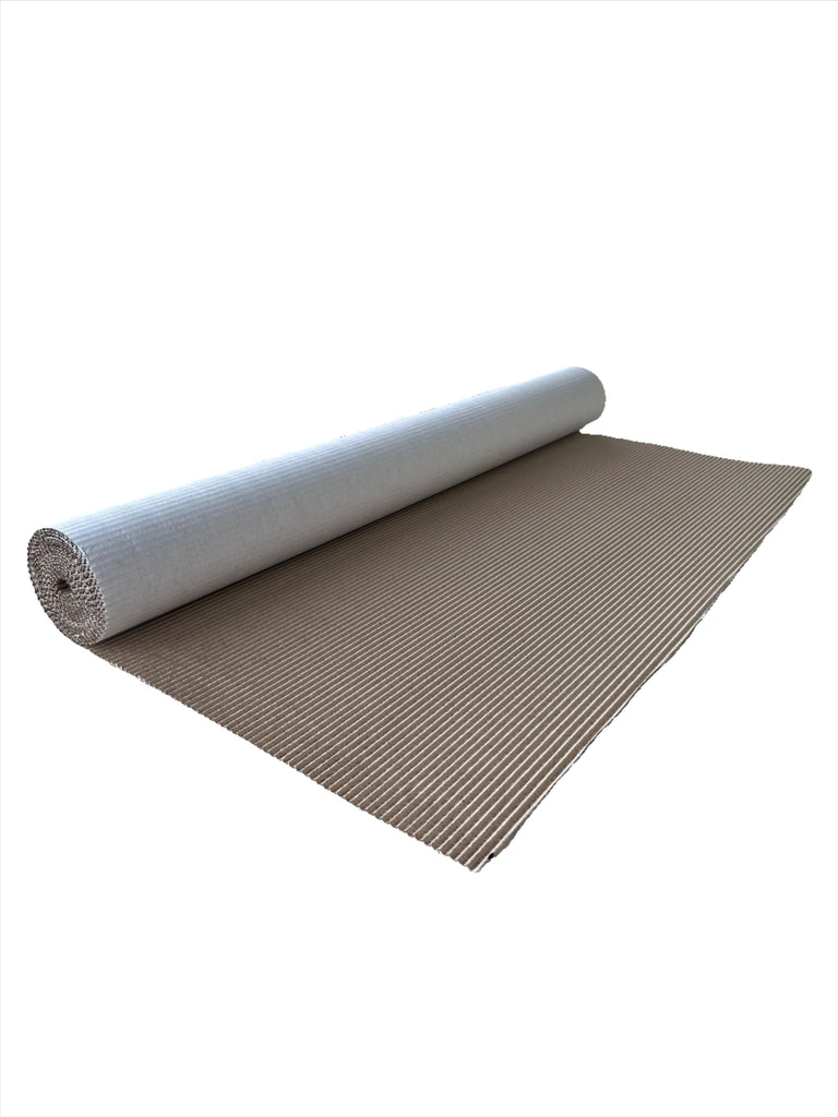 12 feet x 36" White Single-face Corrugated B Flute Cardboard Roll. Cardboard b flute | Sunbelt Mfg. Co. - Screen Printing Frames, Art Canvas & Surfaces, Ink & Encaustic Supplies