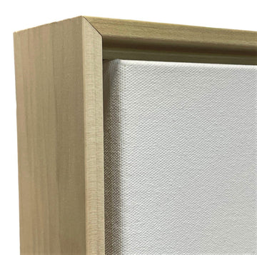 Natural Poplar Wood Floater Frame for 1.5" Deep Canvas Floater Frame | Sunbelt Mfg. Co. - Screen Printing Frames, Art Canvas & Surfaces, Ink & Encaustic Supplies